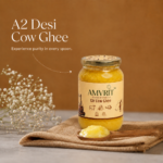 Amvrit Gir Cow Ghee – 500ml | Bilona Desi Ghee