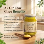 Amvrit Gir Cow Ghee – 500ml | Bilona Desi Ghee - Image 3